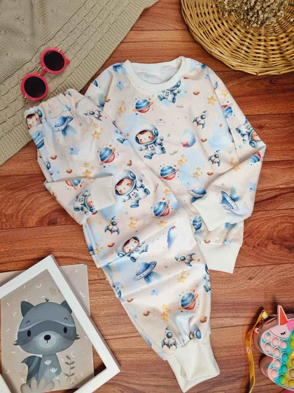 بلوز و شلوار مخمل بچگانه