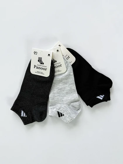جوراب مچی زنانه نخ پنبه طرح آدیداس Adidas
