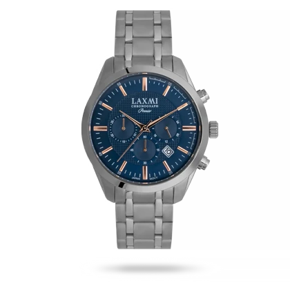 ساعت مچی مردانه لاکسمی بند استیل دودی کد Laxmi 8187/5