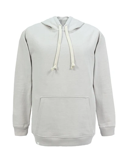 هودی اسپرت مردانه ساده رنگ طوسی روشن کد 26260