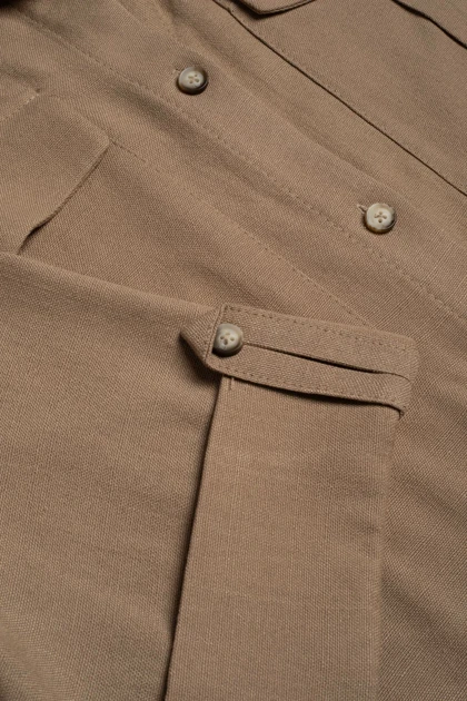 شومیز شانتون دو جیب - 3156