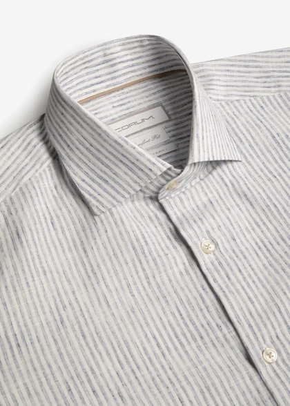 پیراهن راه راه لینن 2610104