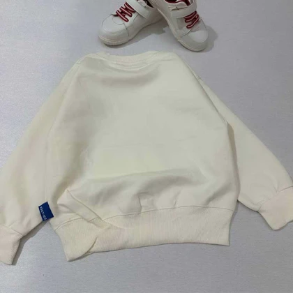 بلوز دورس نوشته روزنامه ای شیری رنگ اورجینال