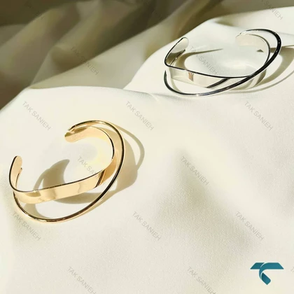 دستبند زنانه موج دار Bracelet-8460-L