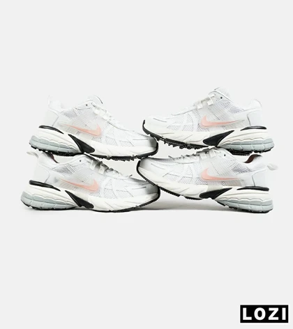 کفش کتانی مردانه و زنانه سفید گلبهی Nike cushlon