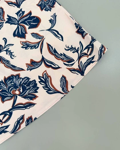 پیراهن چین‌دار نوار دوزی کد 4701