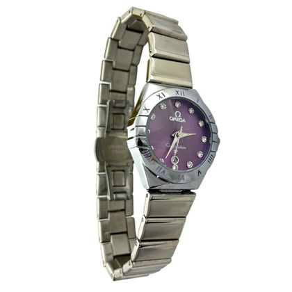 ساعت مچی زنانه با طرح خاص امگا، شیک و جذاب