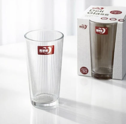 لیوان 6 عددی بلند شیاردار 190 میل DELI