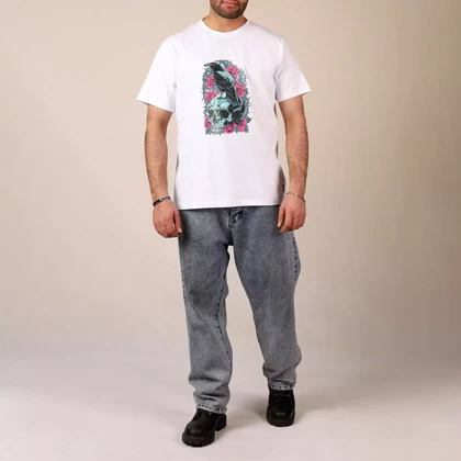 تیشرت کمپینگ TINI Crow, skull