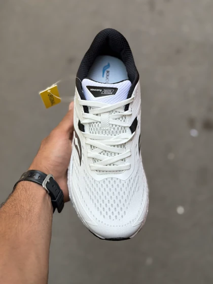 کتانی Saucony Speed مردانه سفید مشکی کد(91)