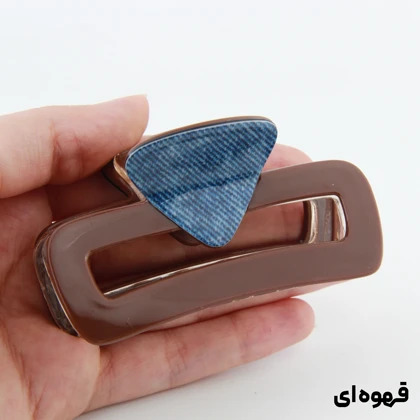 کلیپس دخترانه مدل مستطیلی طرح جین