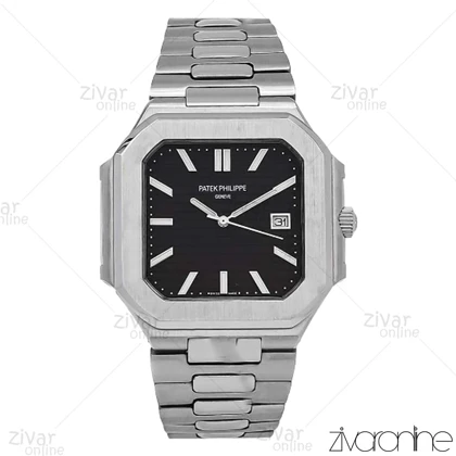 ساعت پتک فیلیپ کوبیتوس مردانه نقره ای صفحه مشکی 106932