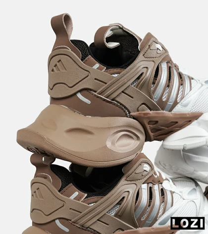 کفش کتانی مردانه و زنانه قهوه ای سفید ADIDAS performance x9000l4