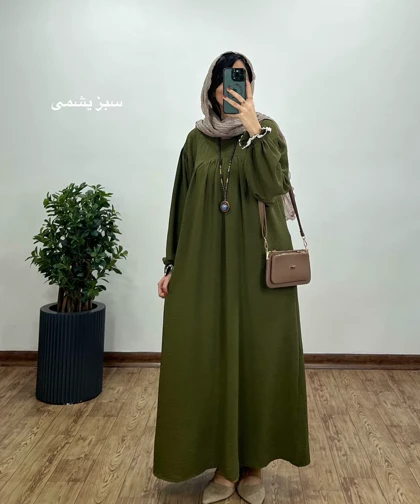 مانتو عبایی بلند رایلی 4 کد 2927