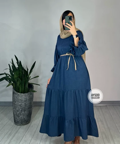 پیراهن مانتویی آرام