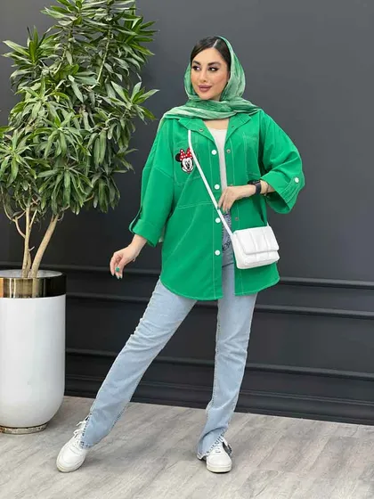 مانتو داکرون دوخت دار میکی موس