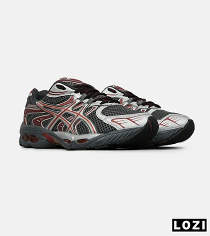 کفش کتانی مردانه و زنانه طوسی قرمز ASICS Gel-Phoenix مدل 8540