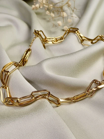 گردنبند زنانه هرینگبن تیفاتی کد N3106