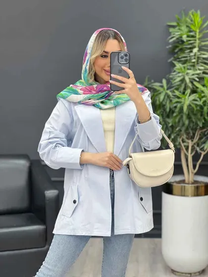 مانتو لینن سرشانه ژیله