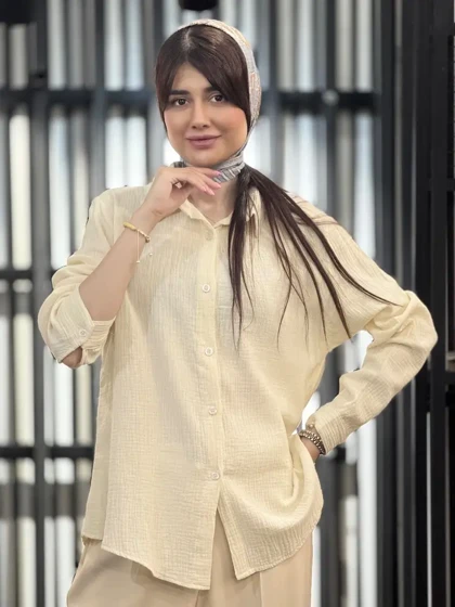 مانتو شومیزی دبل فیس