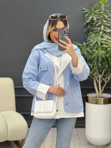 مانتو ترکیبی نورا