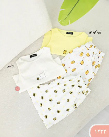 ست کراپ وشورتک فانتزی 1233