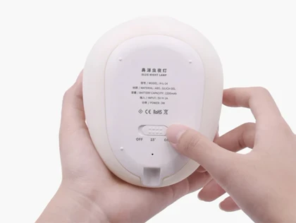 چراغ خواب رومیزی فانتزی شارژی اتاق کودک MUID Light H-L-14 طرح حلزون
