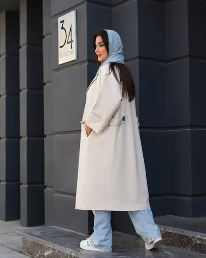 بارانی عبایی کد 3360