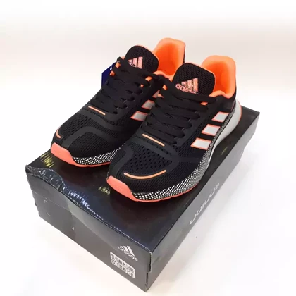 کفش راحتی زنانه آدیداس مدل Cloud foam مشکی صورتی