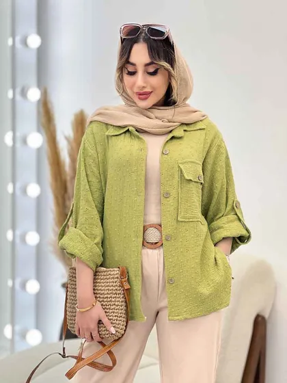 شومیز تک جیب سیما