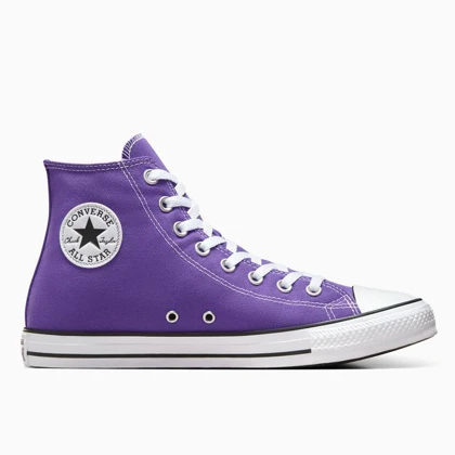 کفش ال استار اصل ساق بلند مدل کلاسیک رنگ بنفش All Star Chuck Purple