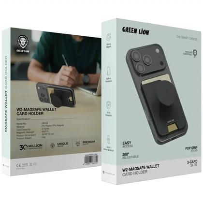 جاکارتی مگ سیف آیفون گرین لاین Green Lion مدل GX-53 هولدر دار
