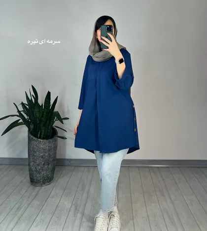 مانتو دکمه دار یکتا