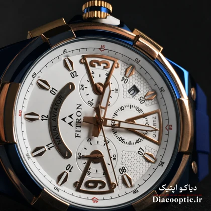 ساعت مچی مردانه برند فیترون سه موتور مدل Do1305 بند رابر