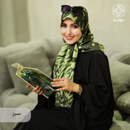 روسری ابریشم کجراه چهل تیکه