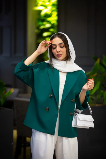 مانتو مازراتی استین پاکتی