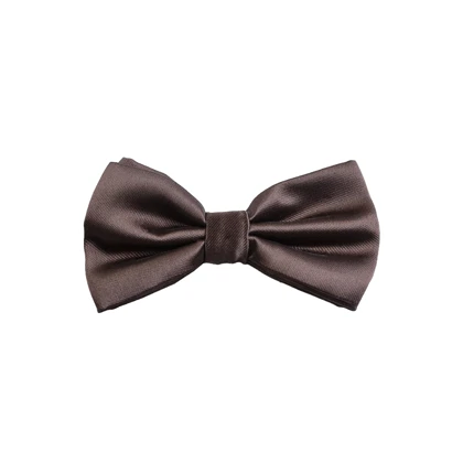 ست پاپیون و پوشت قهوه‌ای تیره 7157