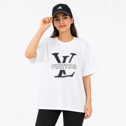 تیشرت زنانه طرح LV وارداتی