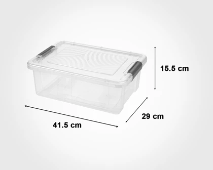 باکس مستطیل 12 لیتری لیمون