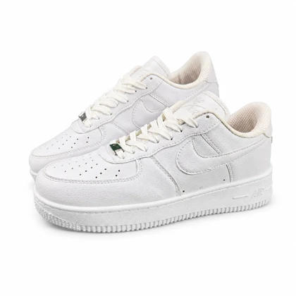 کفش کتانی مردانه مدل نایک ایرفورس 1 سفید تمام Nike air force