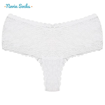 ست شورت و سوتین زنانه شاندرمن مدل فنردار گیپور گل‌دار کد 5080-2464-03