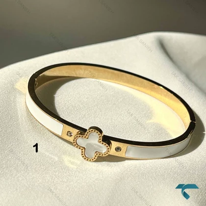 دستبند ونکلیف طلایی VanCleef-8521-L