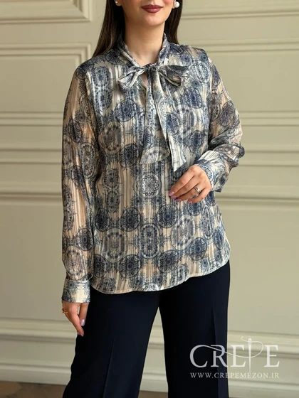 شومیز حریر شاین کرواتی