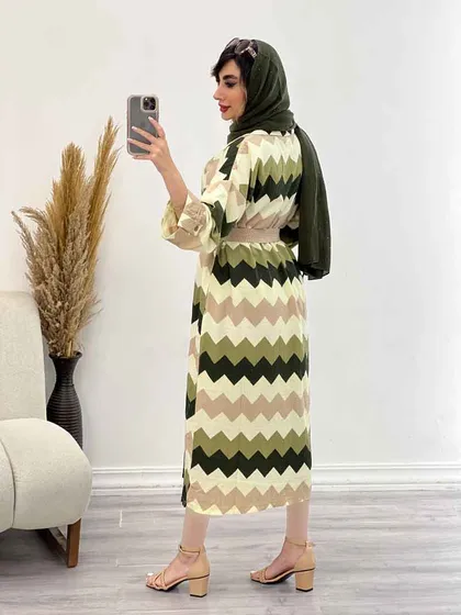پیراهن بلند آستین پاگن