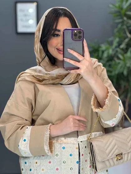 مانتو سنتی ریش دار