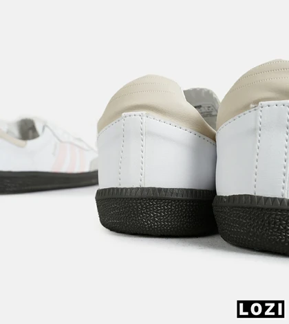 کفش کتانی مردانه و زنانه سفید صورتی ADIDAS Samba