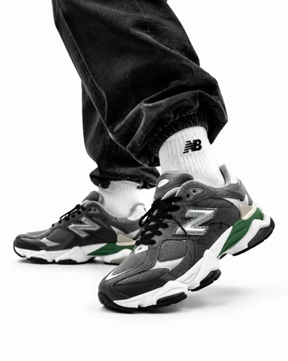 کفش کتانی مردانه مدل نیوبالانس 9060 طوسی تیره New Balance 9060