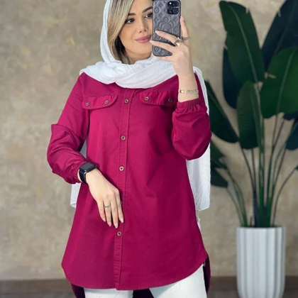 **🔱 مانتو کتان کاغذی بغل زیپ | کد: 6361**