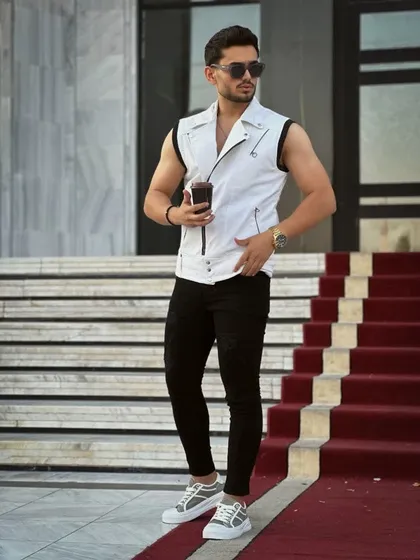 پافر جیله چرم دلفینی کد 3041