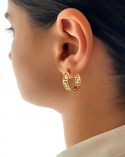 گوشواره حلقه‌ای ورساچه ژوپینگ